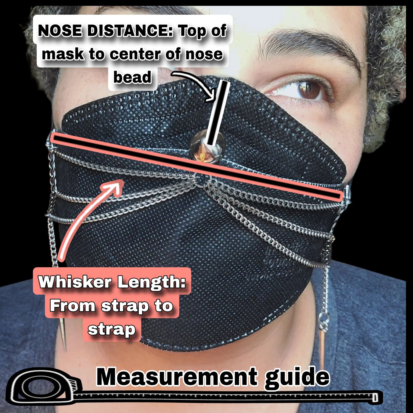 Kitty Cat Mask Chain