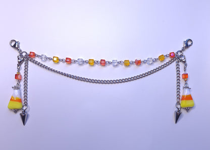 Trick or Treat Candy corn Mask Chain