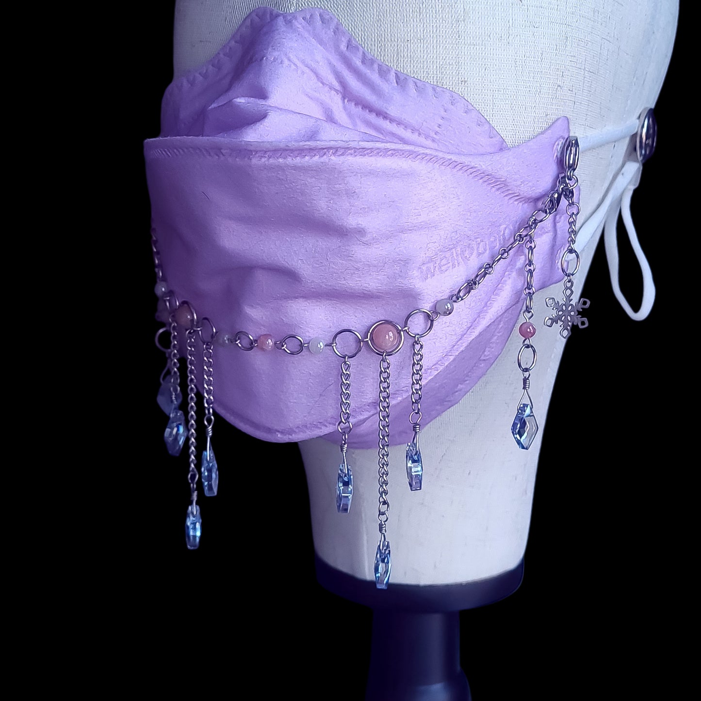 Winter Wisp Crystal Mask Chain