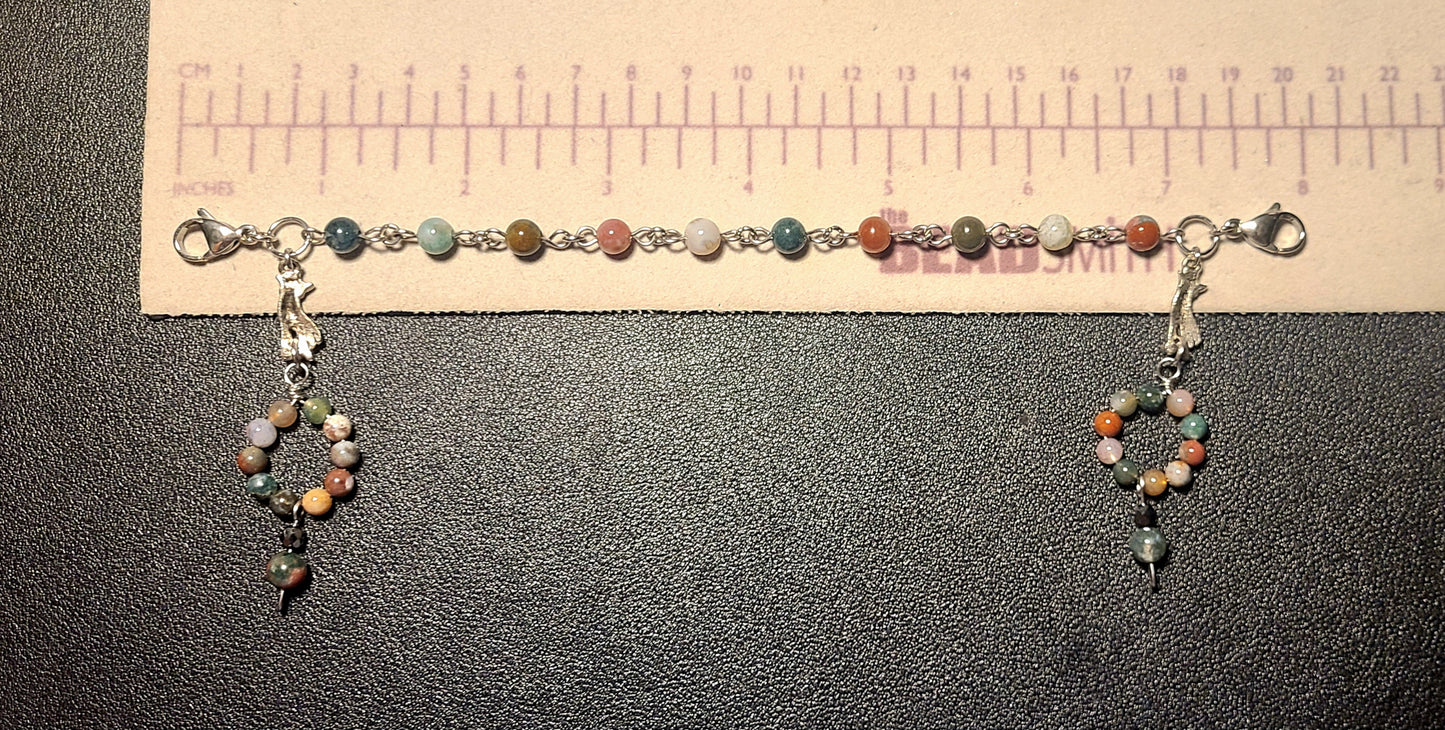 Jule tone Mask Chains necklace set