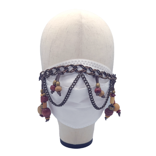 Deep Roots Hair Beads Mask Chain