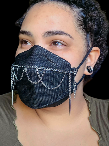 Adjustable 4 Peak Mask Chain