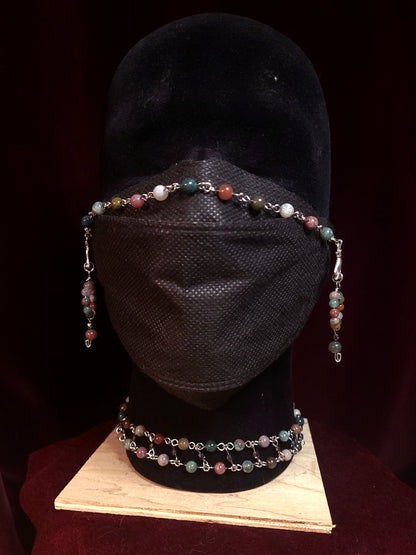 Jule tone Mask Chains necklace set