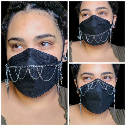 Adjustable 4 Peak Mask Chain