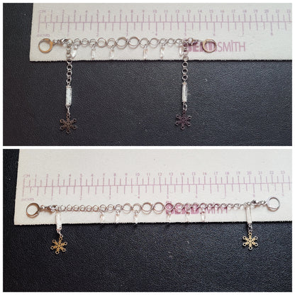 Adjustable Snow Flake Winter Mask Chain