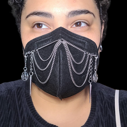 Adjustable Cascading Chains Mask Chain