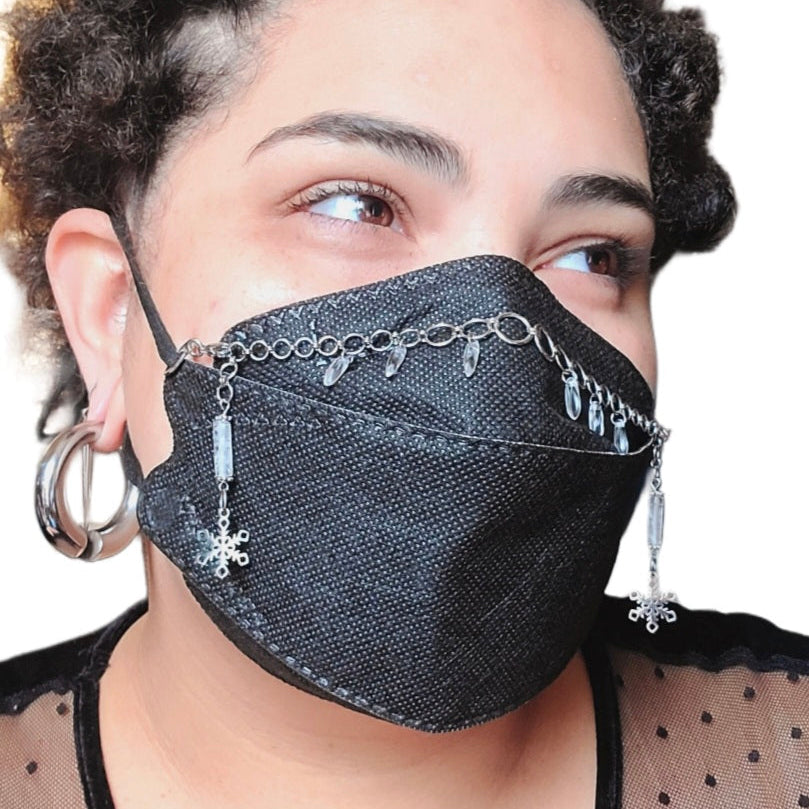 Adjustable Snow Flake Winter Mask Chain – Forage Adorned