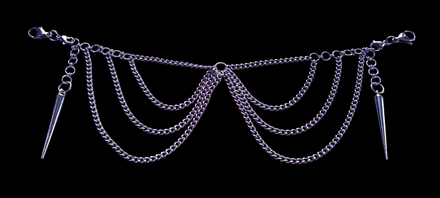 Adjustable Cascading Chains Mask Chain