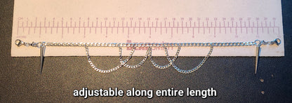 Adjustable 4 Peak Mask Chain