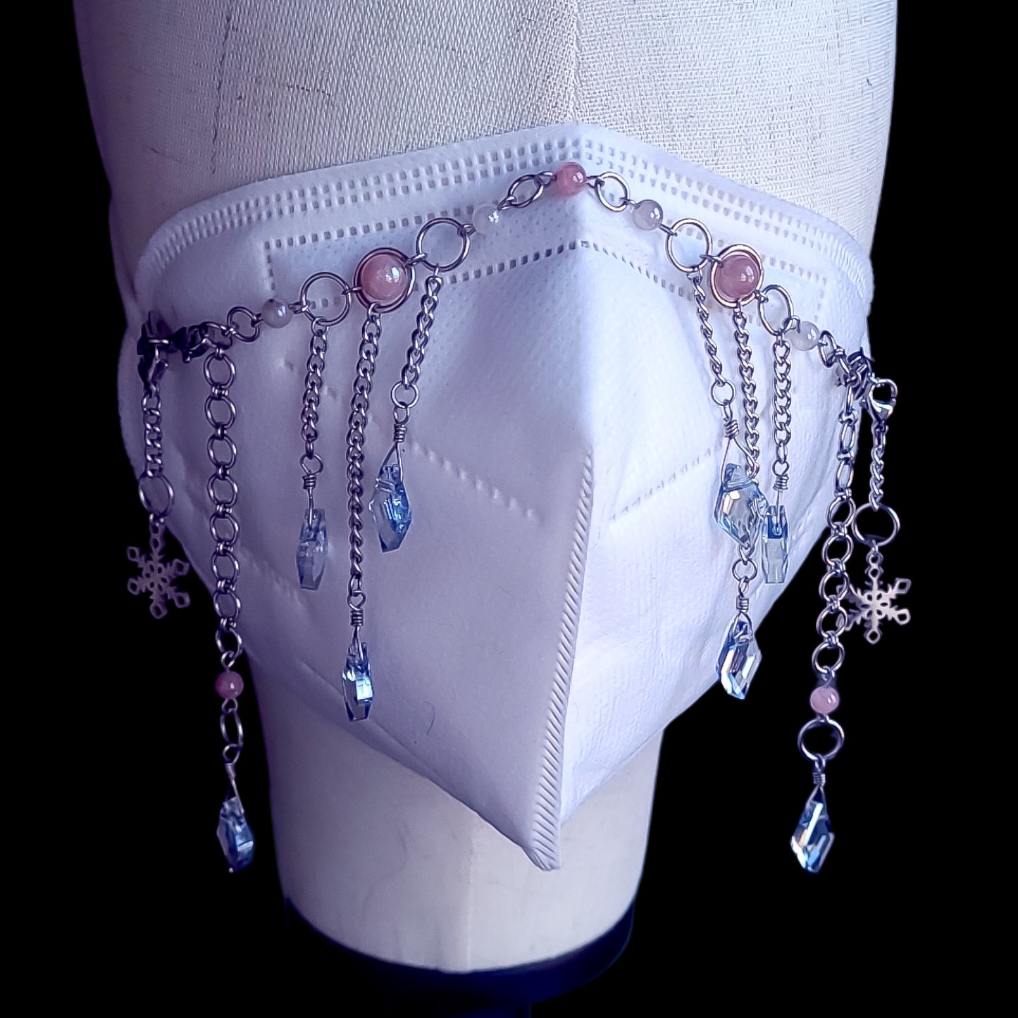 Winter Wisp Crystal Mask Chain