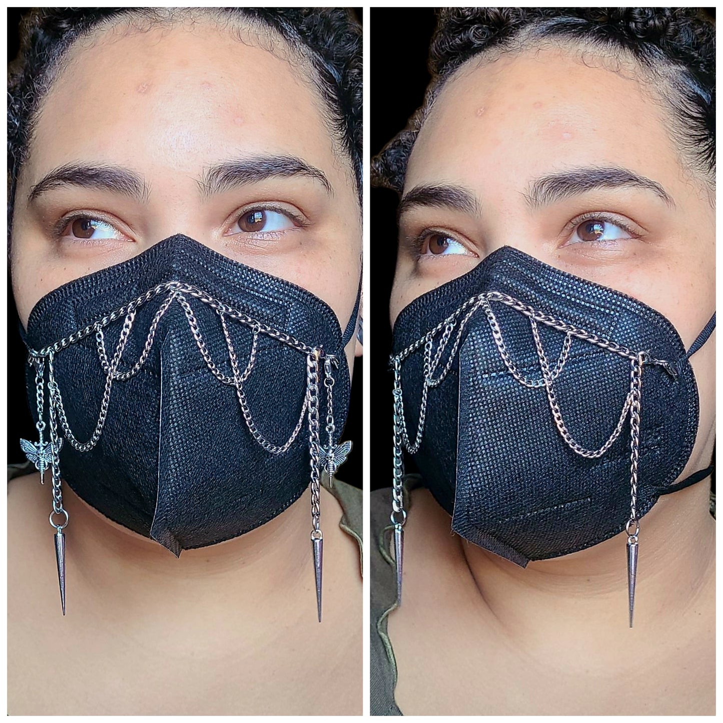 Adjustable 4 Peak Mask Chain