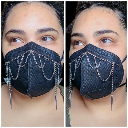 Adjustable 4 Peak Mask Chain