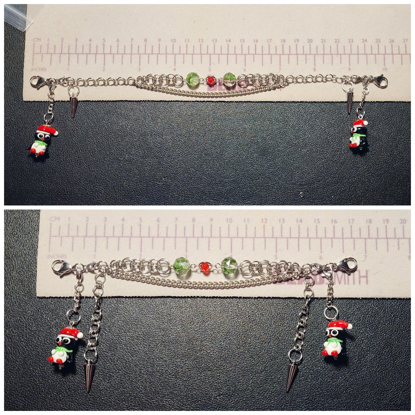 Adjustable Christmas Penguin Chainmaile Mask Chain