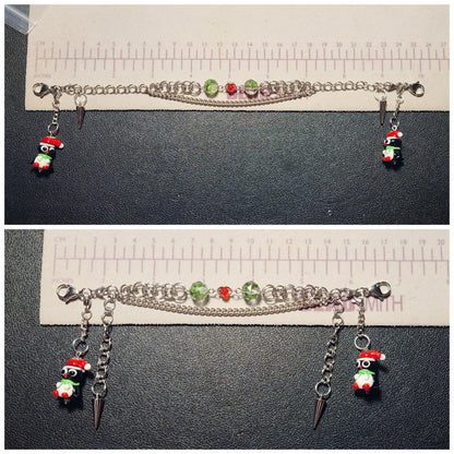 Adjustable Christmas Penguin Chainmaile Mask Chain