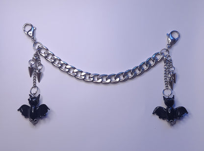 Bats and Spikes Removable Charms Mask Chain